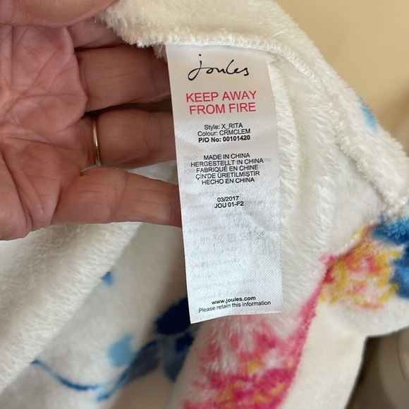 Joulestea & crumpets Floral Bathrobe Style Name Rita - Picture 5 of 6